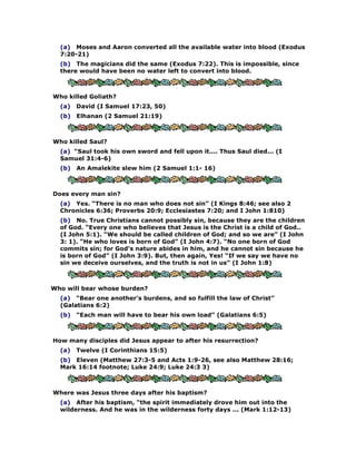 101 clear contradictions in the bible | PDF