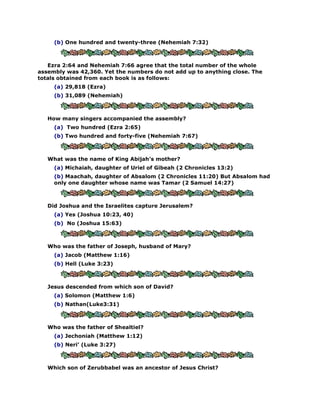 101 clear contradictions in the bible | PDF