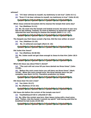 101 clear contradictions in the bible | PDF