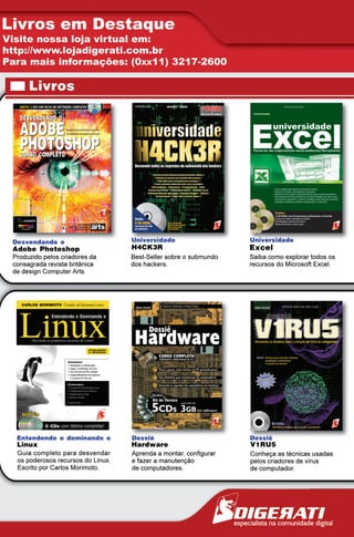 96 – 101 Dicas Excel - 2a Edição



dica84_101.p65                     96               29/6/2004, 17:36
 