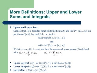 Fundamental Theorem of Calculus | PPT