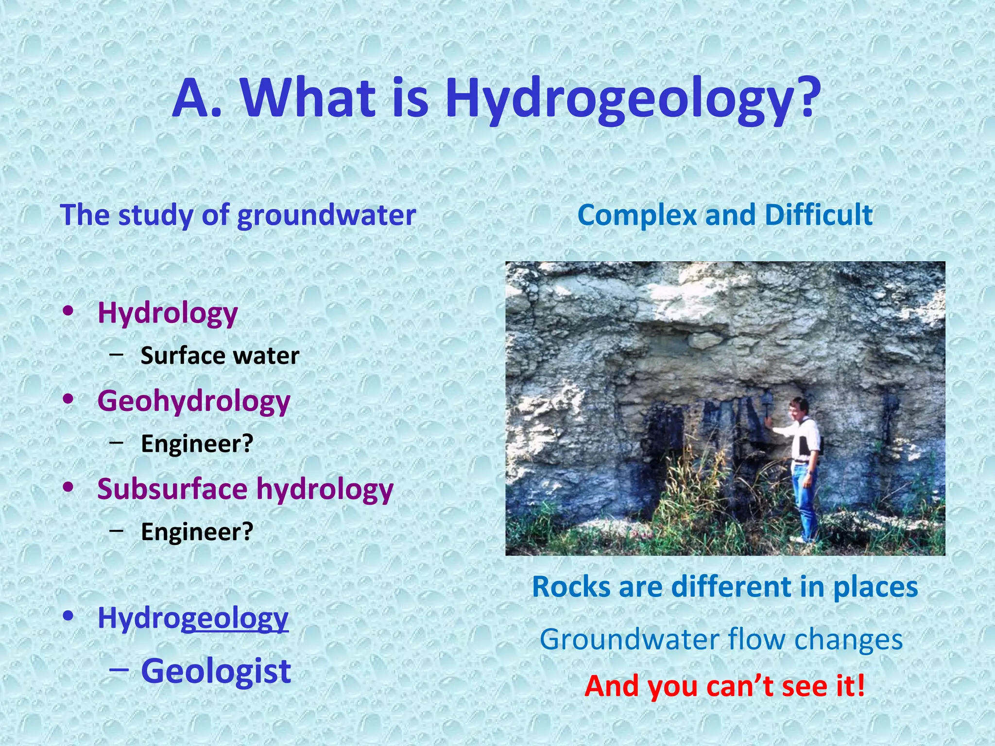 Salado Mlt Hydrogeology 101 Dr Joe Yelderman Ppt