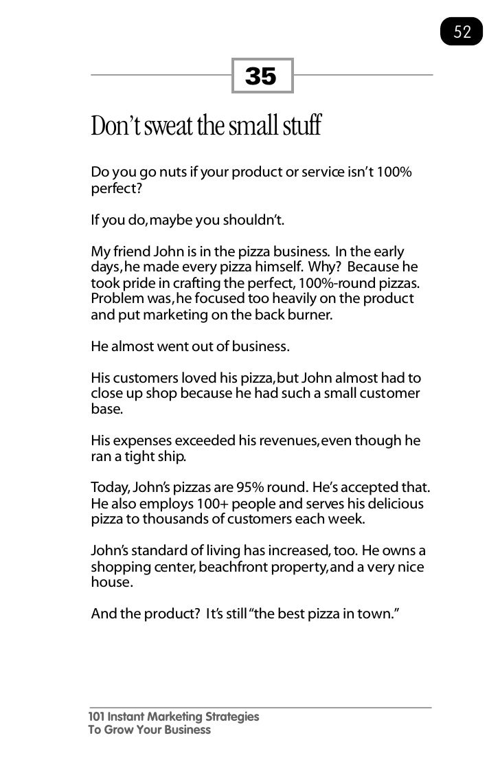 101 instant marketing strategies