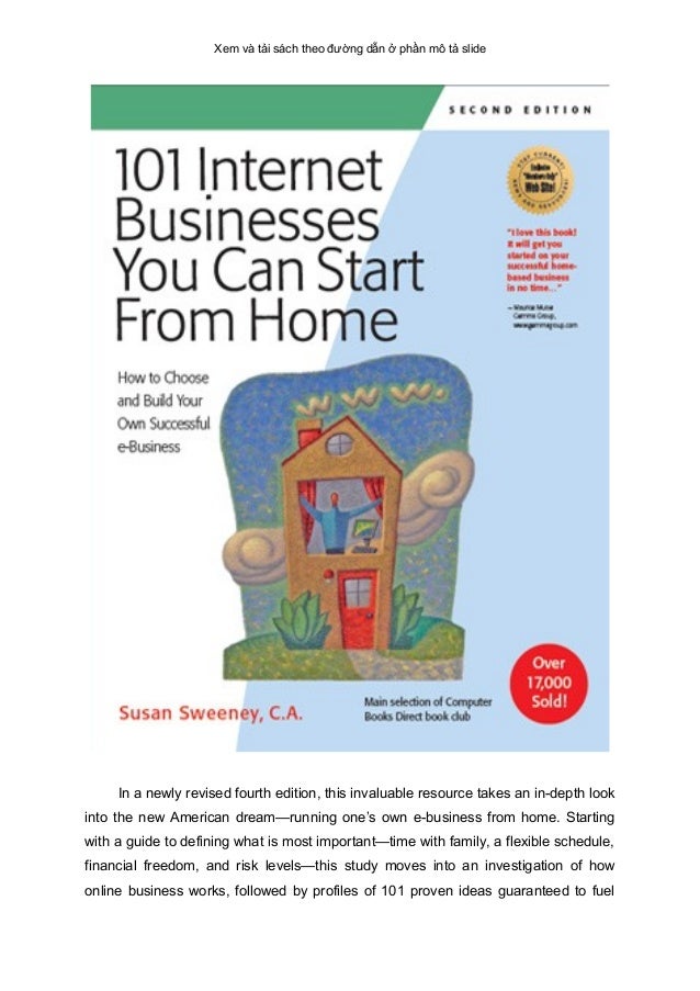 101 businesses you can start from home
