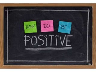 Think Positive! Do Positive! Be Positive!
 