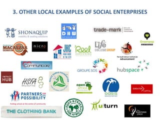 3. OTHER LOCAL EXAMPLES OF SOCIAL ENTERPRISES
 