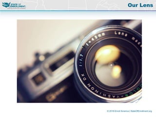 © 2016 Enroll America | StateOfEnrollment.org
Our Lens
 