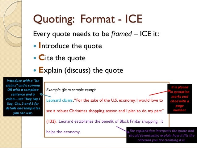 Using i we in an essay