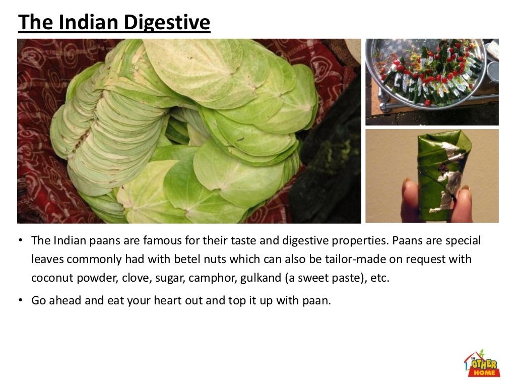The Indian Digestive • The