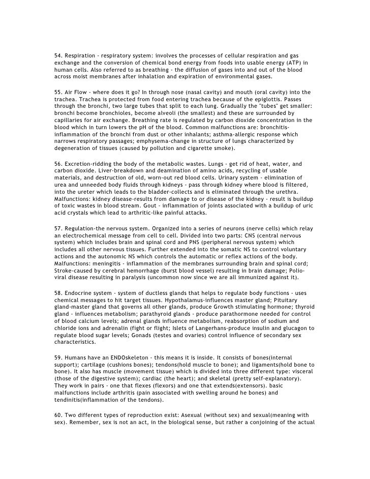 Biology 101 things to know about biology