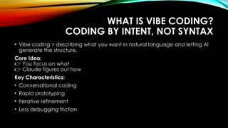 Mastering Vibe Coding with Claude: AI-Assisted Programming for ...