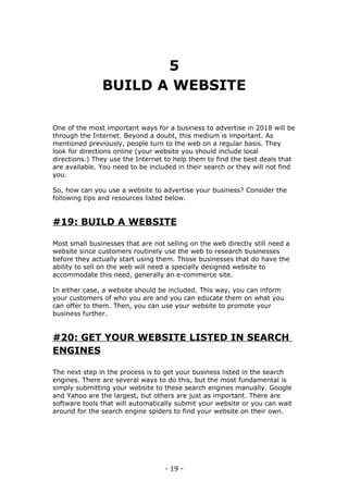 advertise your business online and offline | PDF