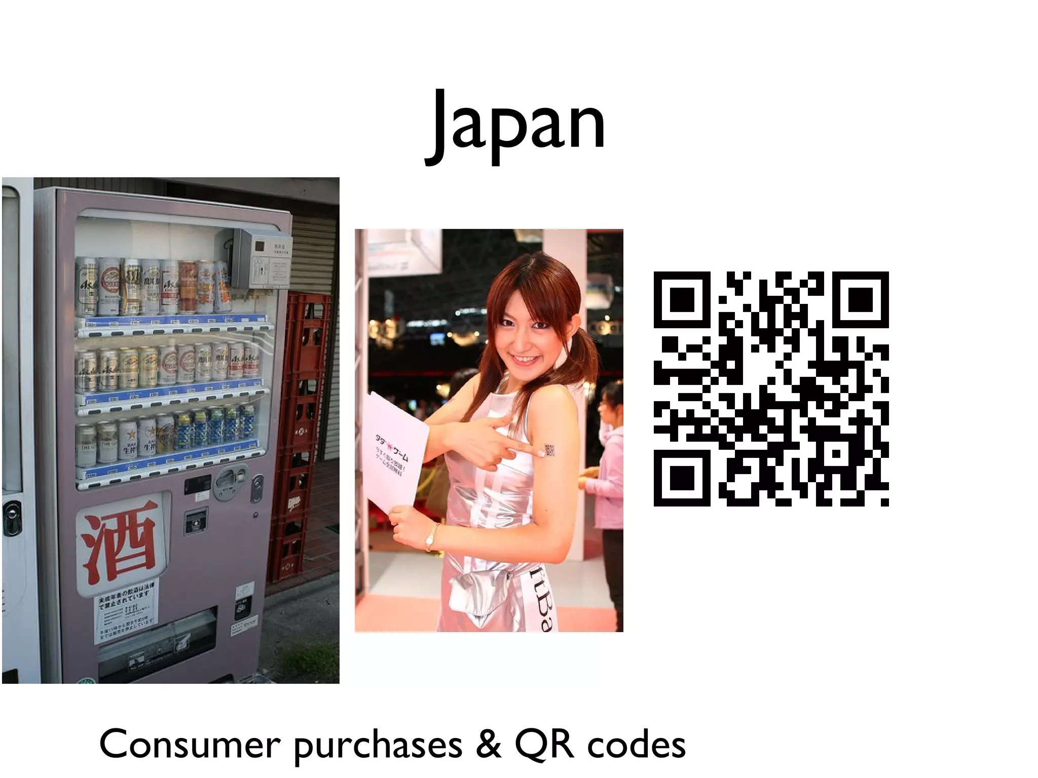 Japan Consumer purchases & QR codes 