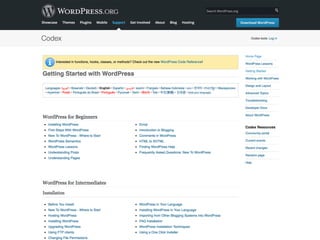 Taller de Iniciación a WordPress