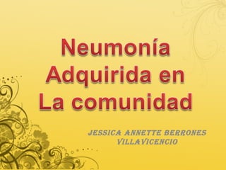 JESSICA ANNETTE BERRONES VILLAVICENCIO 