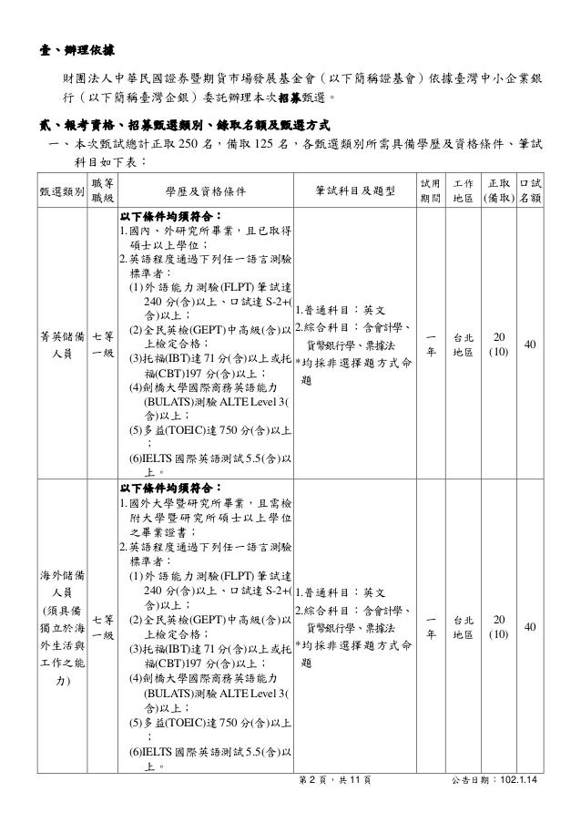 臺企銀面試 Yangxiao
