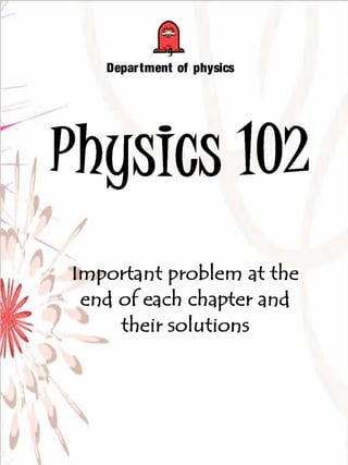 Department of physics
 
