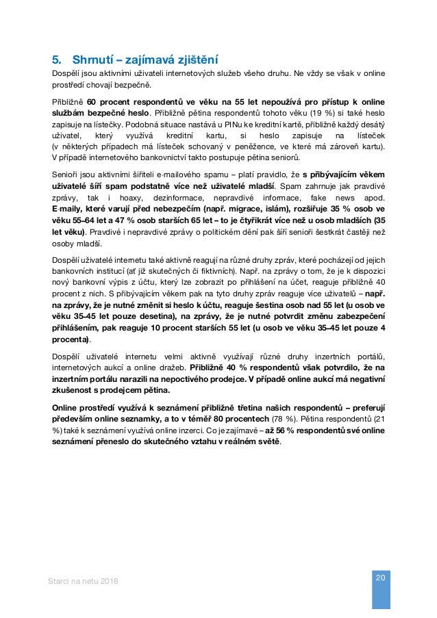 Online seznamovací služby pro seniory