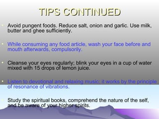 DON’T YOU PRACTISE?DON’T YOU PRACTISE?
• Practising yogasana for 30 minutes everyday, and
for 6 days in a week, utilizes 10,920 hours; i.e.,
10% of your spare time.
• In addition, practising pranayama & prathyahara
together, for 45 minutes everyday, utilizes 27,300
hours; i.e., 27% of your spare time.
• Can’t you spare a small amount of spare time
for health, happiness and fulfillment? If you
can’t, then you better get wasted by the time.
 