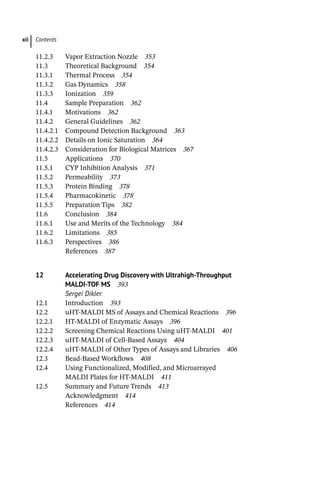 High-Throughput Mass Spectrometry in Drug Discovery Chang Liu | PDF