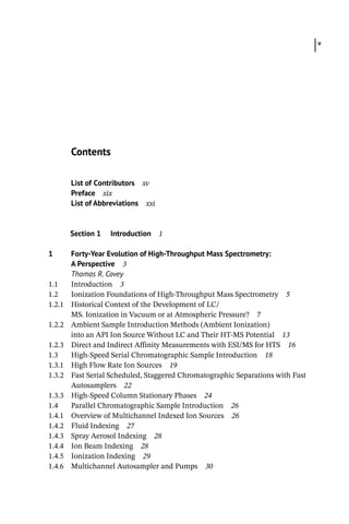 High-Throughput Mass Spectrometry in Drug Discovery Chang Liu | PDF