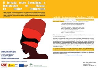 II Jornada sobre Sexualidad e
    Inmigración     en     Málaga:
    La                           mujer                   ...