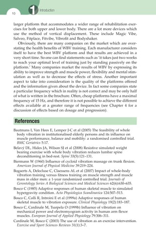 Using Whole Body Vibration In Physical Therapy And Sport Albasini A | PDF