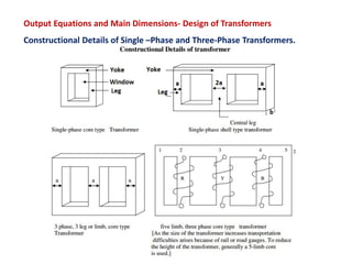 General concepts, construction and design of transformer | PDF