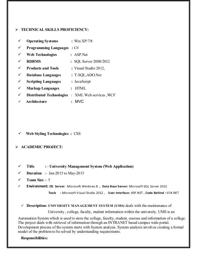 cse resumes