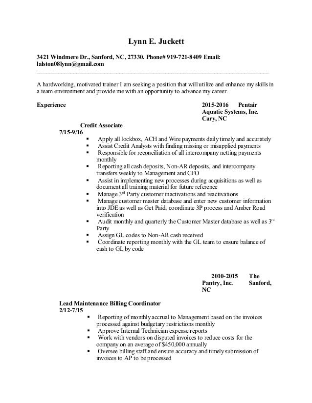 Resume For Employment Opportunities
