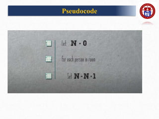 Pseudocode
 