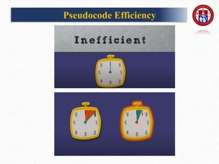Pseudocode Efficiency
 
