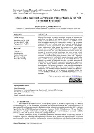 Explainable zero-shot learning and transfer learning for real time ...