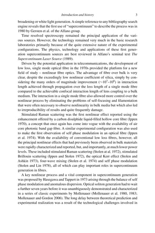 Supercontinuum Generation In Optical Fibers Dudley Jm Taylor Jr Eds | PDF
