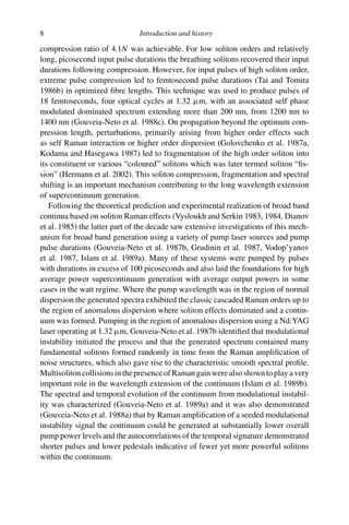 Supercontinuum Generation In Optical Fibers Dudley Jm Taylor Jr Eds | PDF