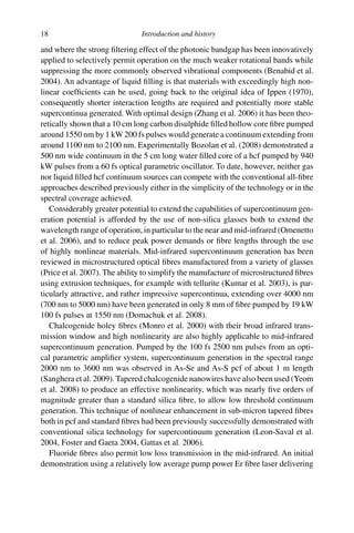 Supercontinuum Generation In Optical Fibers Dudley Jm Taylor Jr Eds | PDF