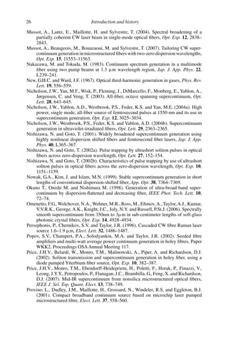Supercontinuum Generation In Optical Fibers Dudley Jm Taylor Jr Eds | PDF