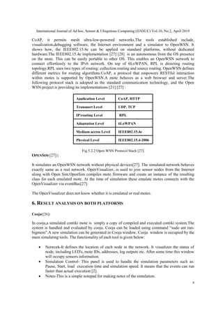 RPL AND COAP PROTOCOLS, EXPERIMENTAL ANALYSIS FOR IOT: A CASE STUDY | PDF