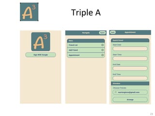 Triple	
  A

23	
  

 