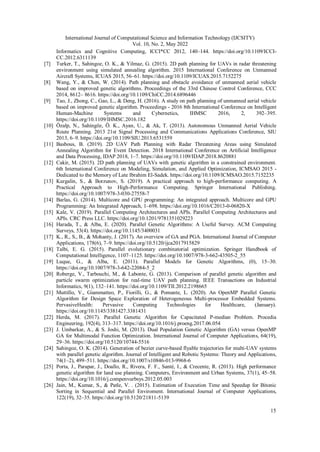 UAV Path Planning using Genetic Algorithm with Parallel Implementation ...