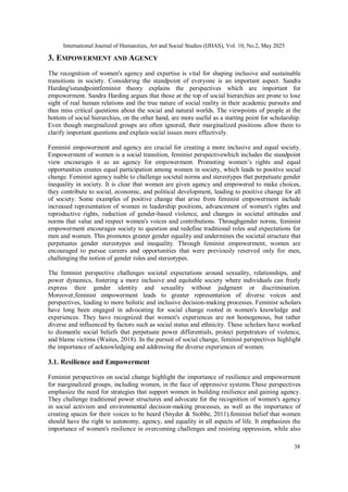 Feminist Perspectives and Social Change. | PDF