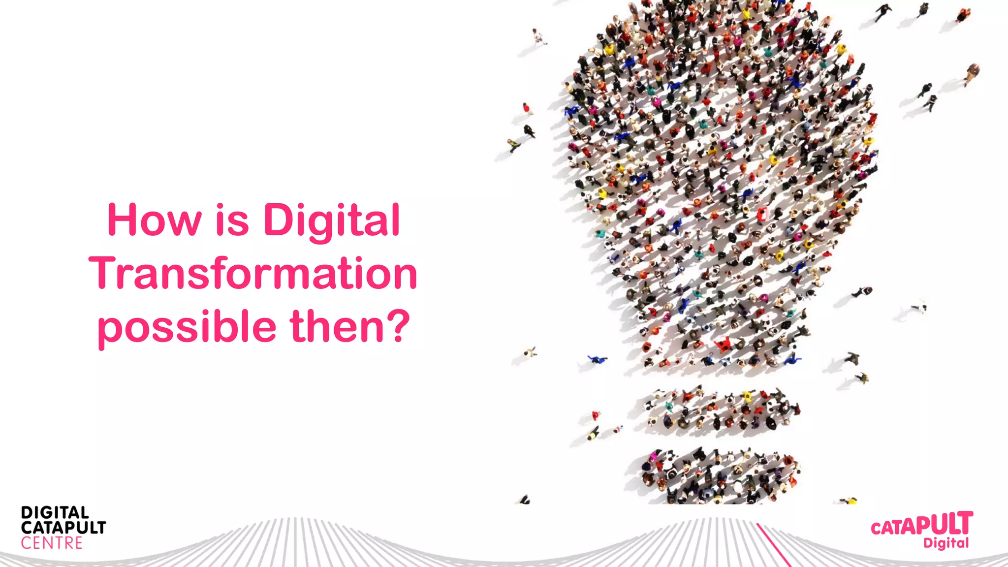 How is Digital
Transformation
possible then?
 