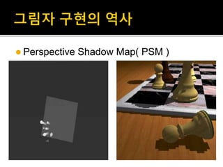  Perspective Shadow Map( PSM )
 