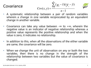 Covariance And Correlation