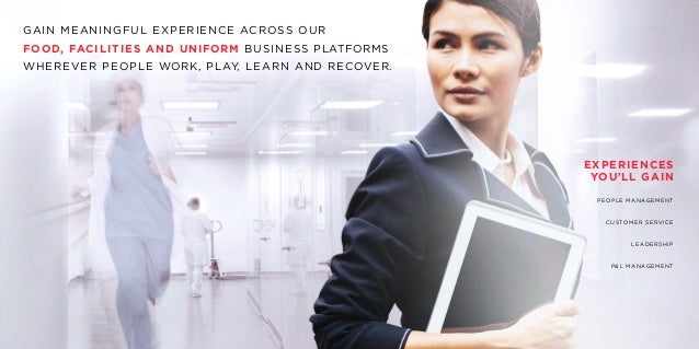 aramark campus recruiting e brochure aramark customer service