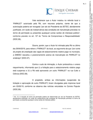 Parklet-pedido liminar | PDF