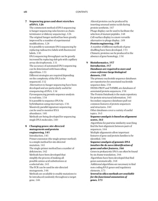 Principles Of Gene Manipulation And Genomics 7ed Primrose Sb | PDF