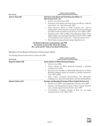Merrill lynch 2008 Proxy Statement