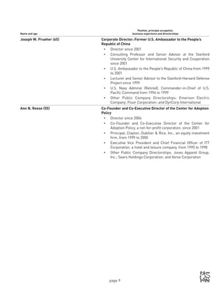 Merrill lynch 2008 Proxy Statement