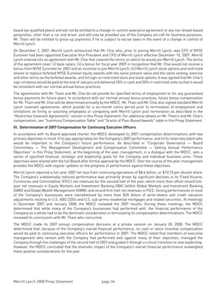 Merrill lynch 2008 Proxy Statement